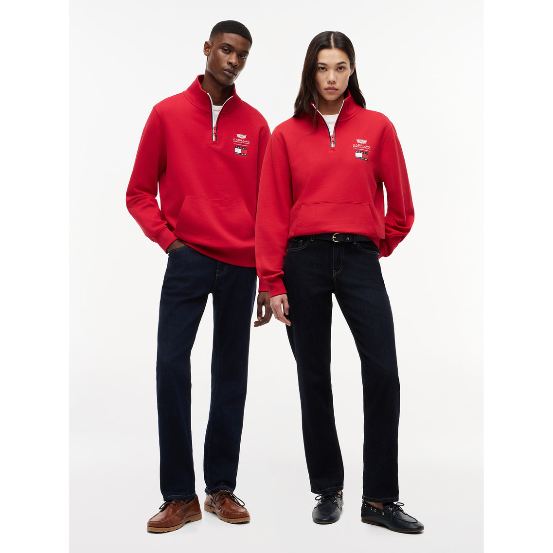 Tommy X Cadillac F1 Team ロゴハーフジッププルオーバー | トミー