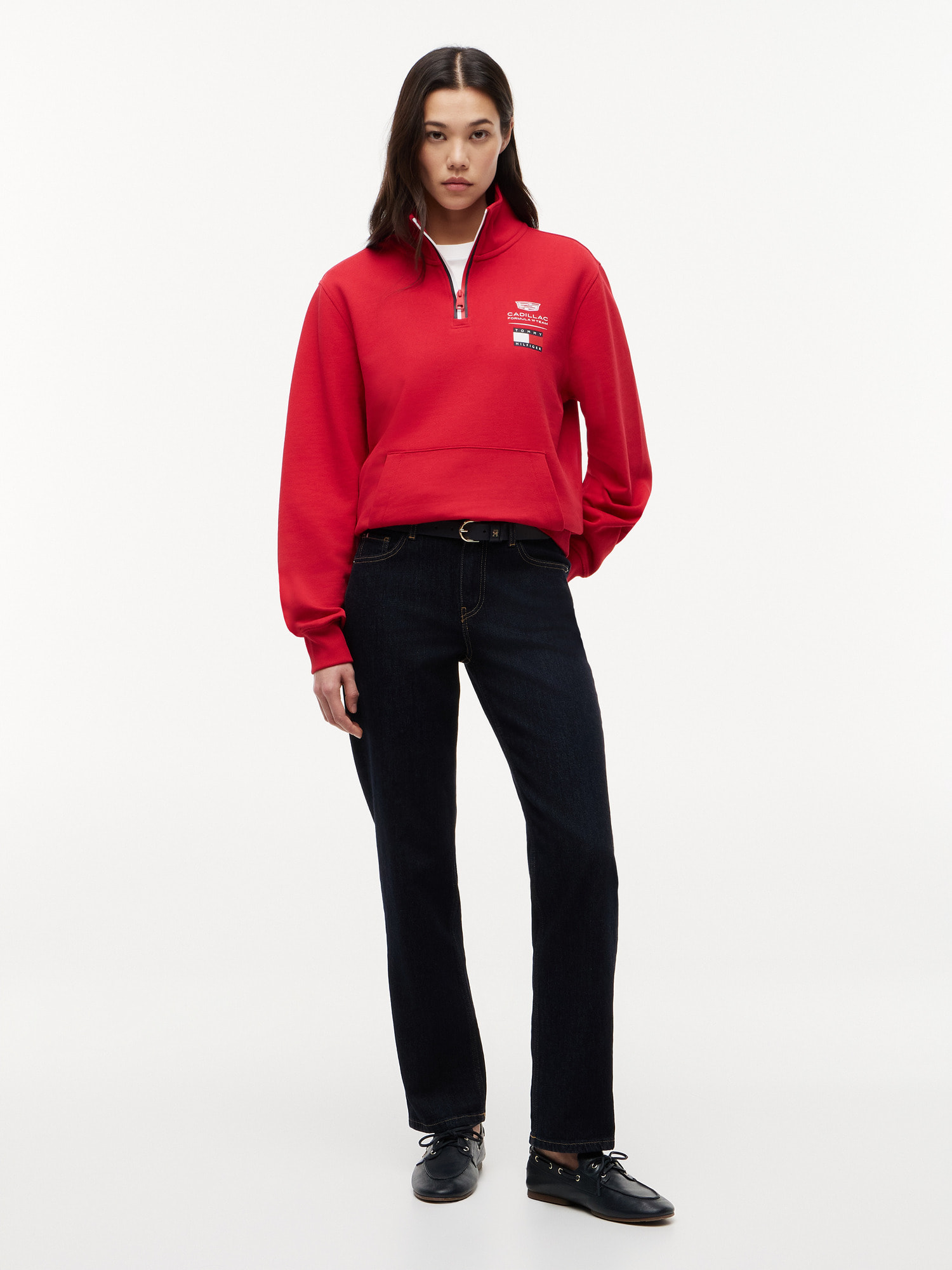 Tommy x Cadillac F1 Team ハーフジッププルオーバー | トミー