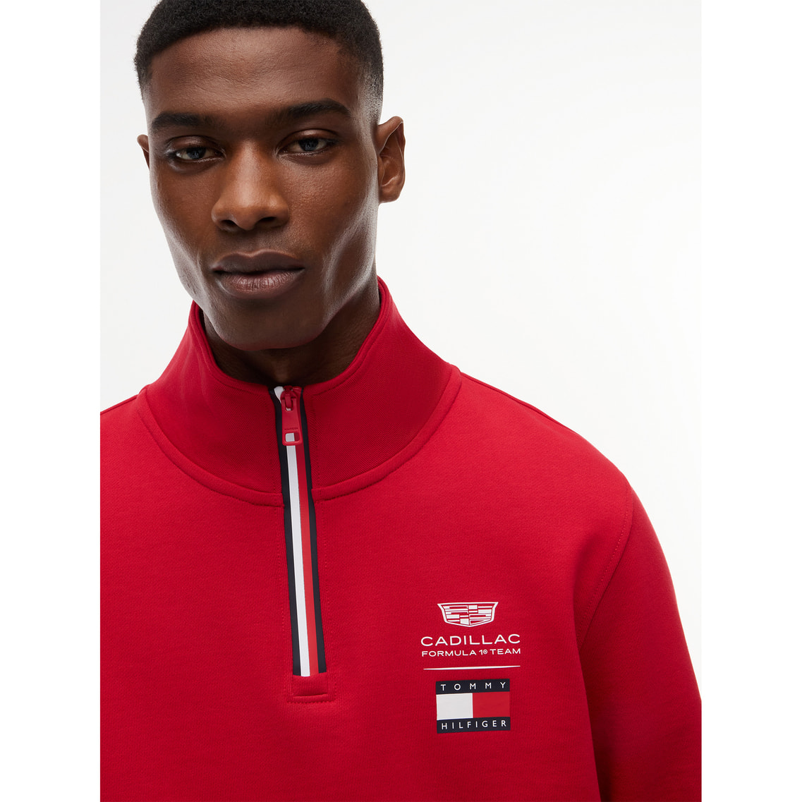 Tommy X Cadillac F1 Team ロゴハーフジッププルオーバー | トミー