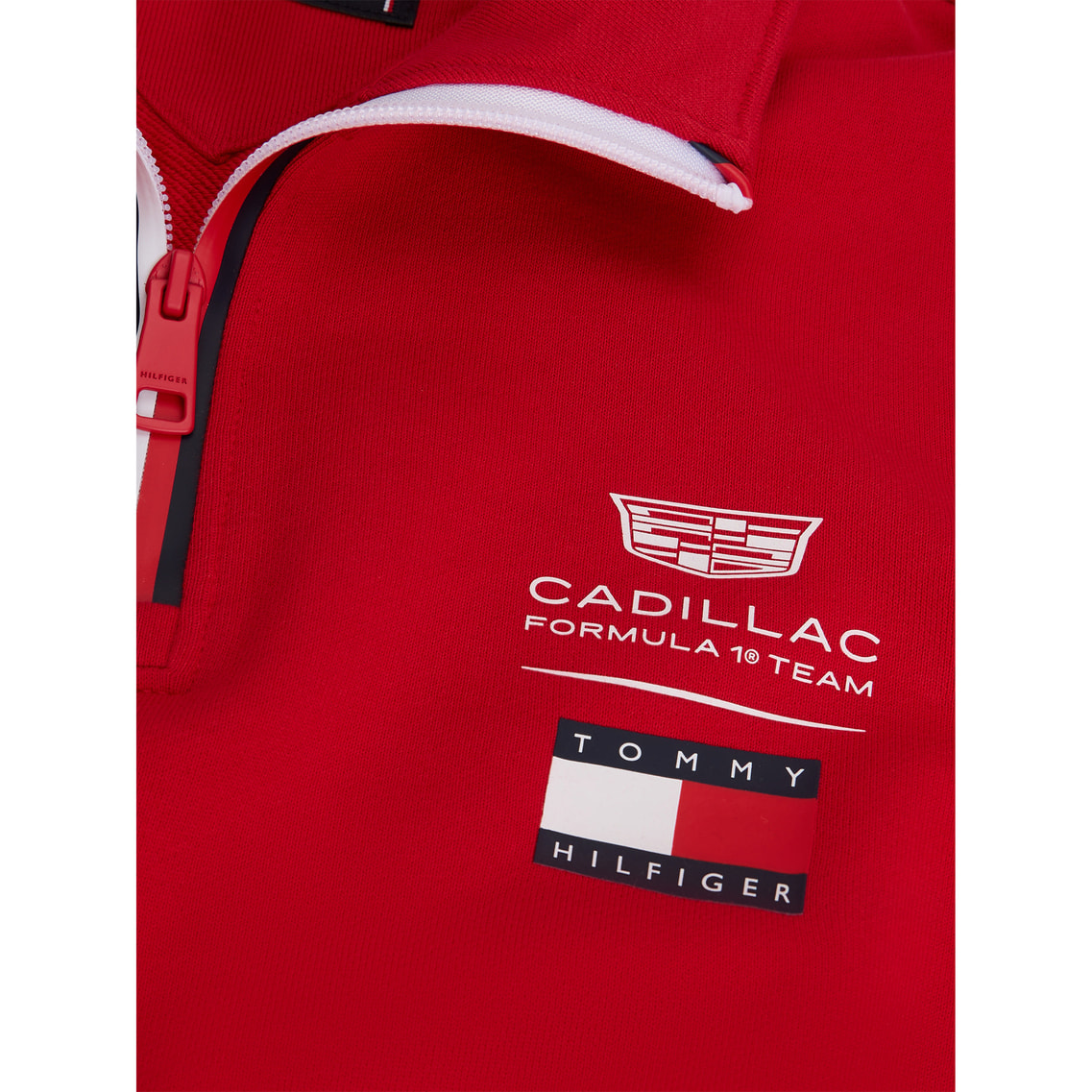 Tommy X Cadillac F1 Team ロゴハーフジッププルオーバー | トミー