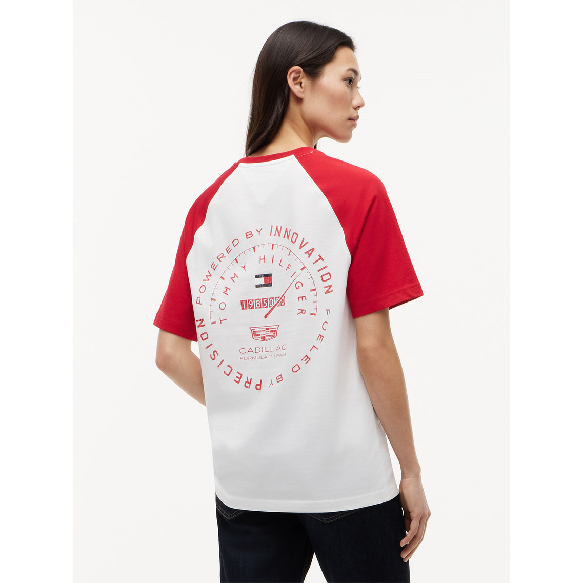 Tommy x Cadillac F1 Team バーシティラグランTシャツ | トミー