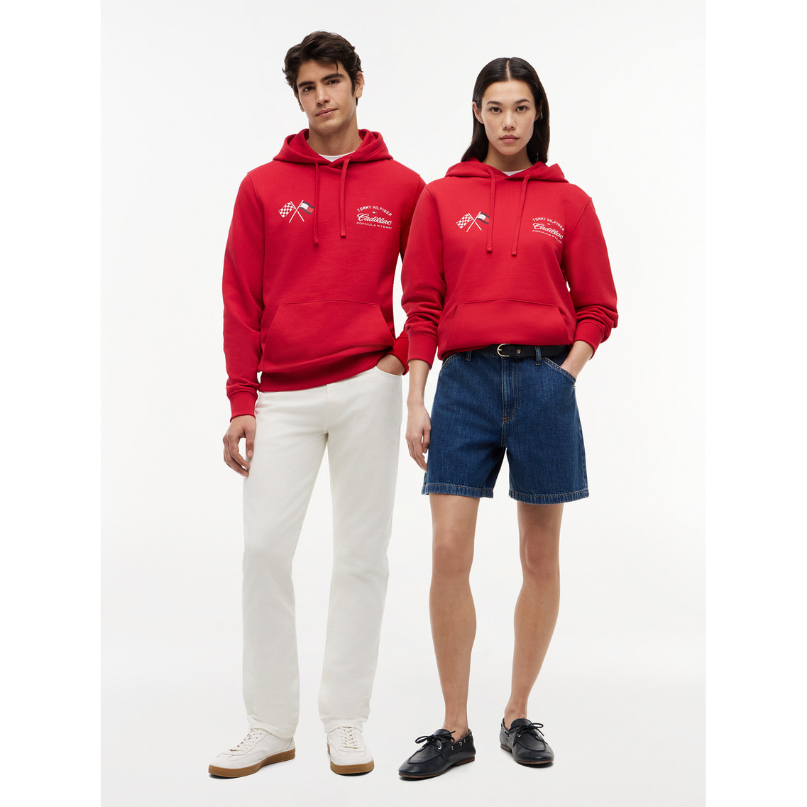 値下げ！トミーヒルフィガー　 赤　L トミー ヒルフィガー TOMMY HILFIGER エンブロイドロゴパーカー