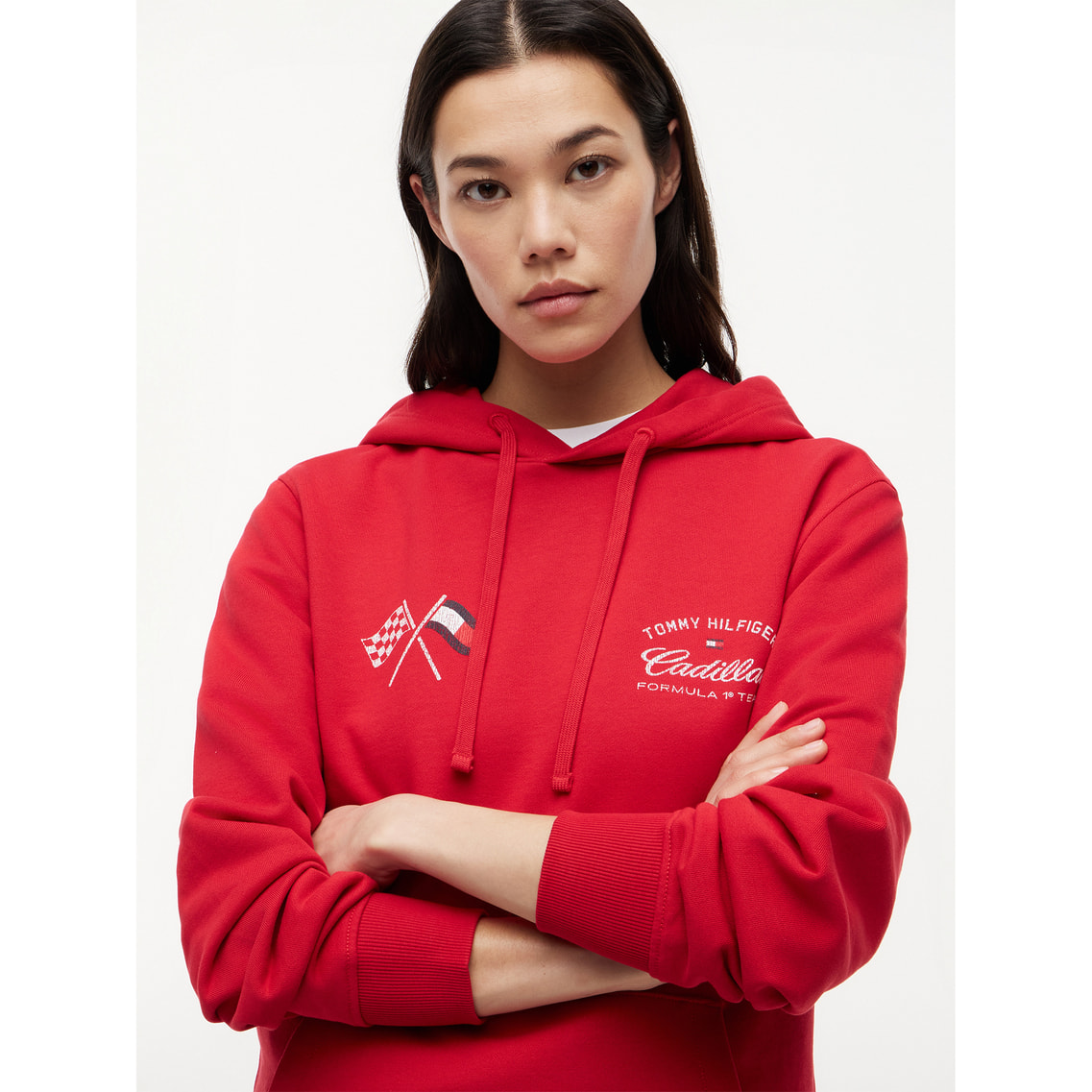 Tommy x Cadillac F1 Team グラフィックパーカー | トミー
