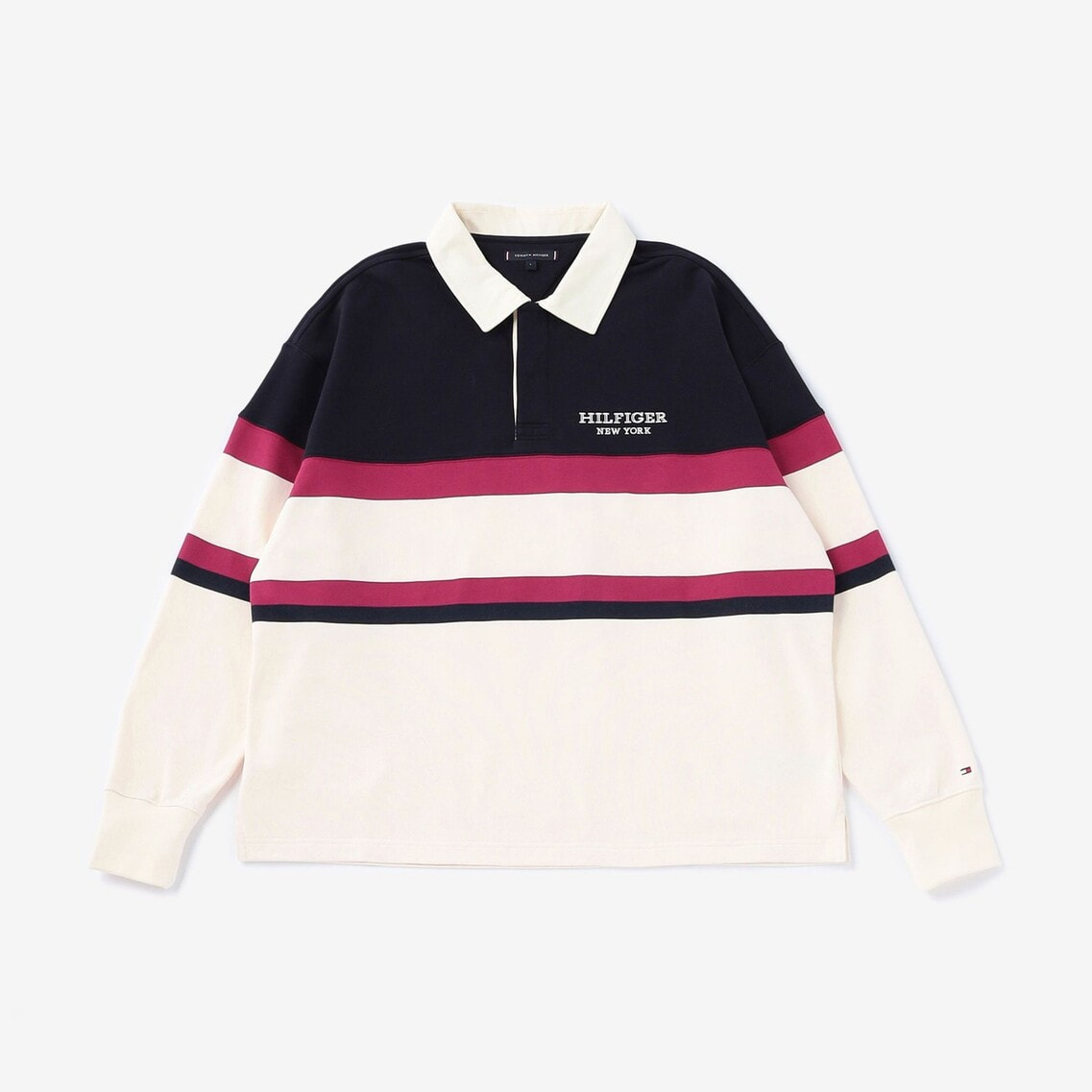 モノタイプカラーブロックラガーシャツ | TOMMY HILFIGER | Tommy