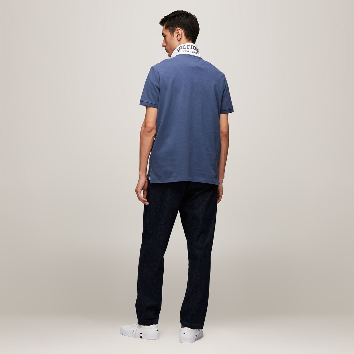 Safari掲載アイテム】モノタイプアンダーカラーレギュラーポロシャツ  