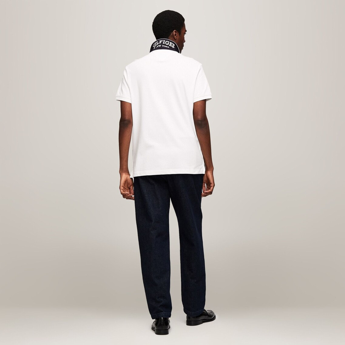 Safari掲載アイテム】モノタイプアンダーカラーレギュラーポロシャツ  