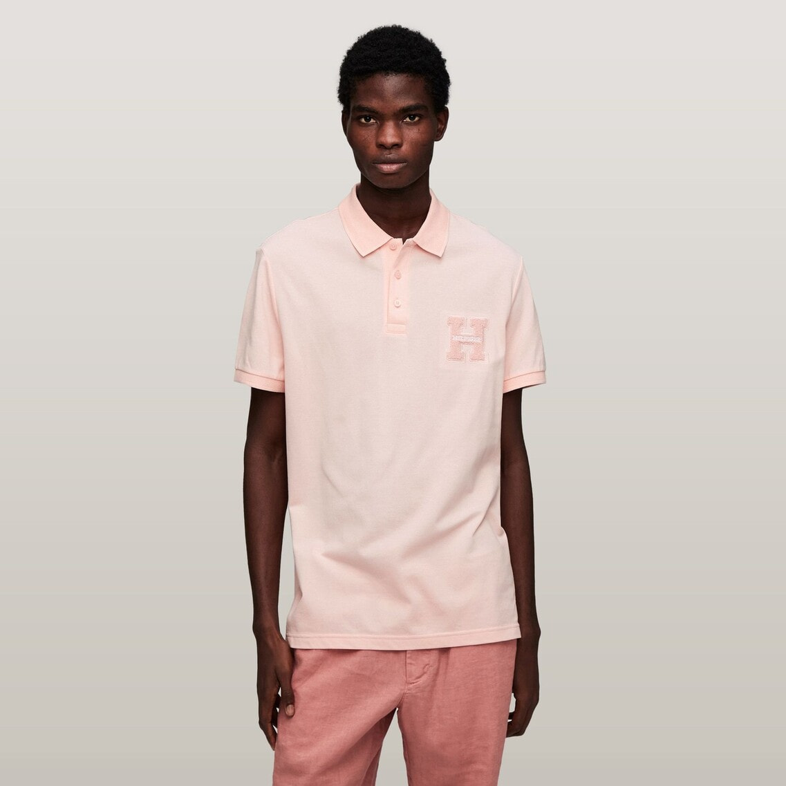 ブークレエンブロイドレギュラーポロシャツ | トミー ヒルフィガー  