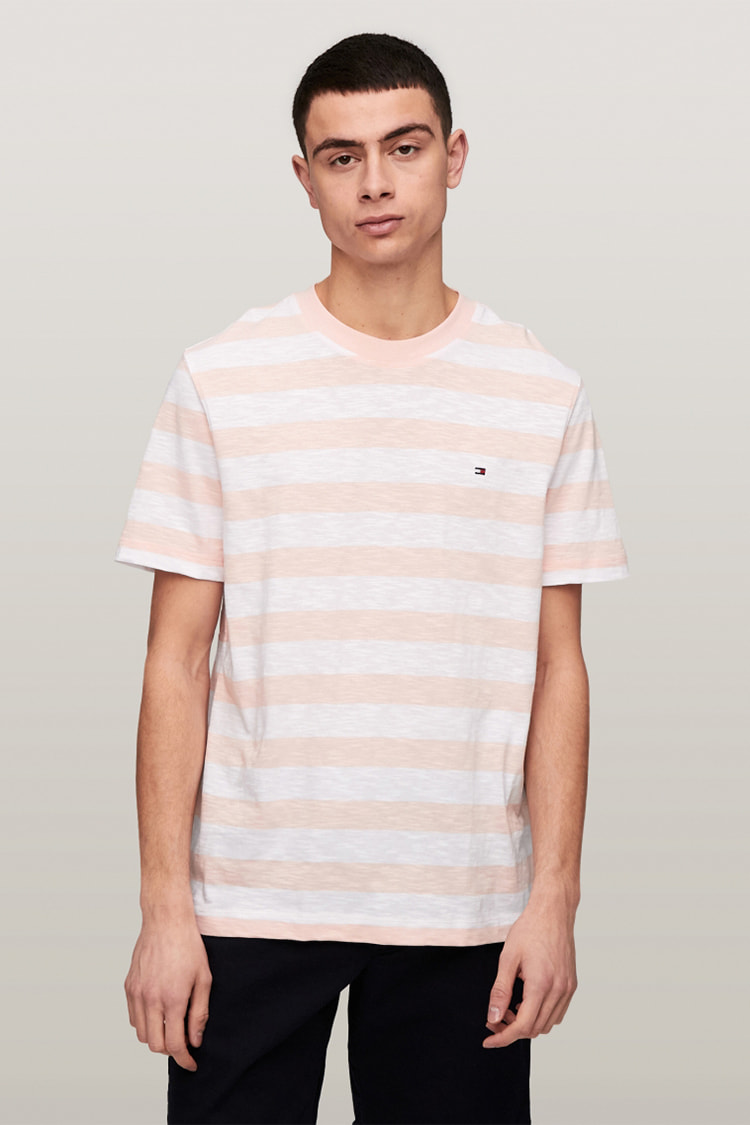 ギフトTOMMY JEANS マルチボーダーロゴＴシャツ Tシャツ/カットソー(半袖/袖なし)