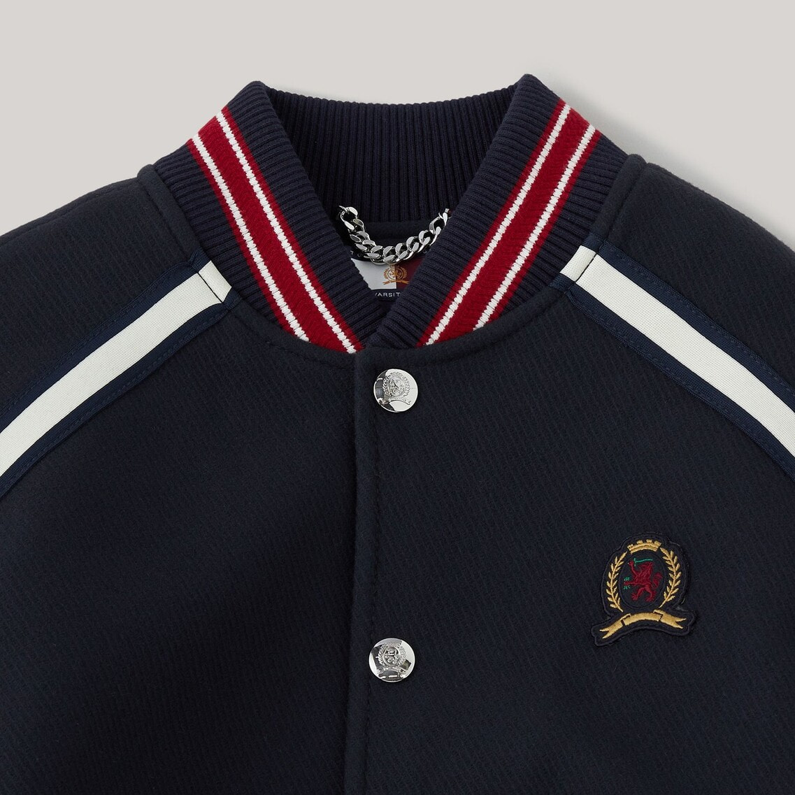 TOMMY HILFIGER COLLECTION ツイルウールバーシティジャケット