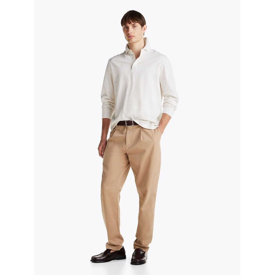 TOMFORD 長袖ニットホロシャツ KPL003YMW010S23 IG280 Men's Designer Underwear T-Shirts | TOM FORD Fashion | Tom