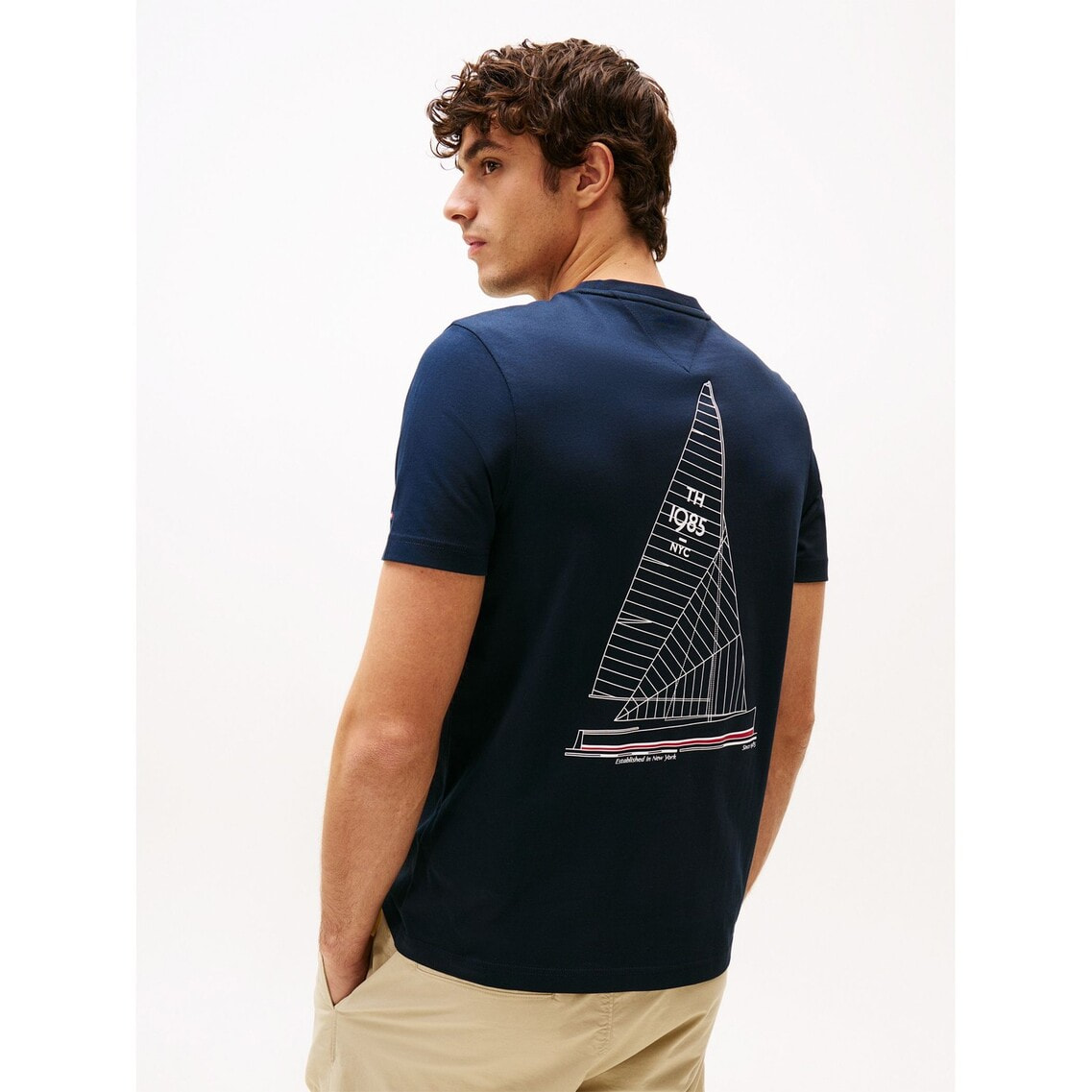 2点でさらに10％OFF】ヒルフィガーアウトラインセーリングT