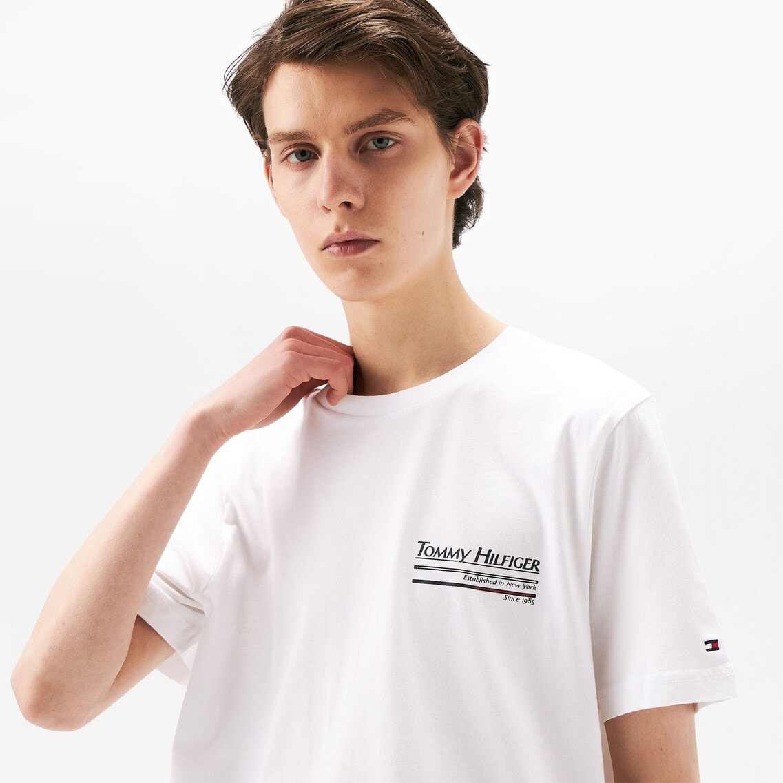 ヒルフィガーアウトラインセーリングTシャツ TOMMY HILFIGER｜ヒルフィガーアウトラインセーリングTシャツ