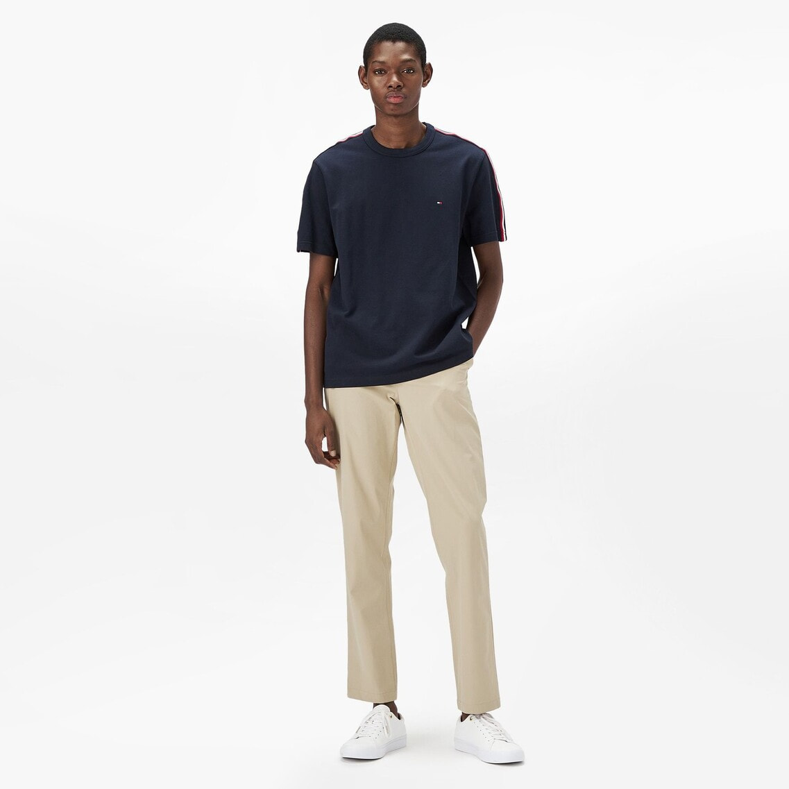 グローバルストライプテープTシャツ TOMMY HILFIGER｜グローバルストライプテープTシャツ | Rakuten