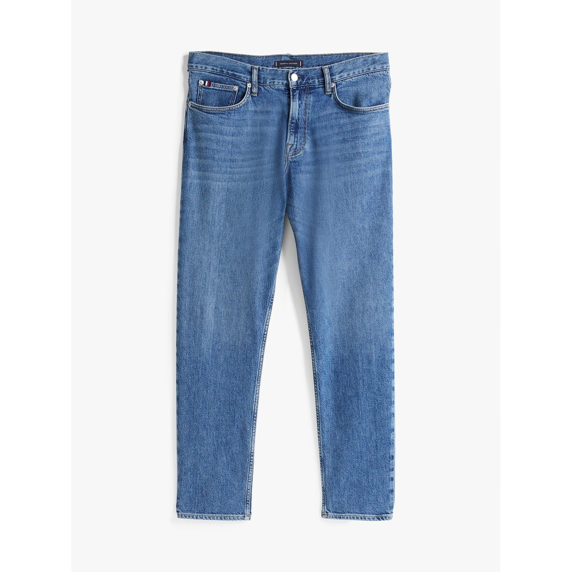 2点でさらに10％OFF】テーパードハーレムストレートジーンズ