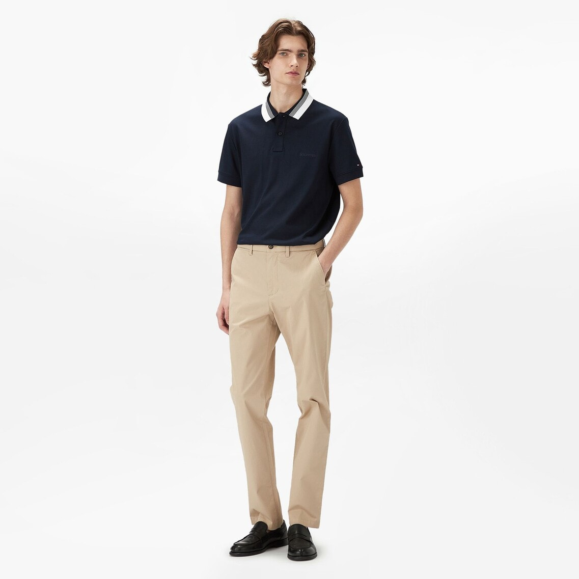 2点でさらに10％OFF】ストレッチツイルデントンワイドパンツ