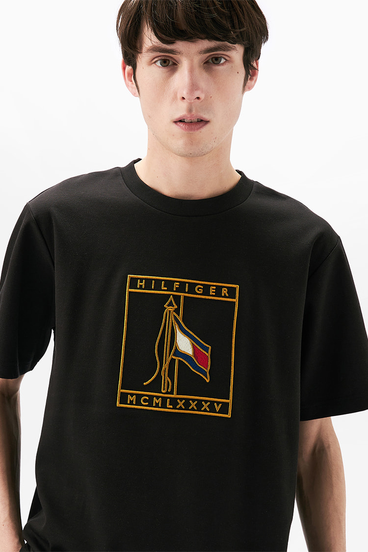 即発送   トミーヒルフィガー Tシャツ TOMMY HILFIGER tシャツ 「オンライン限定」「ユニセックス
