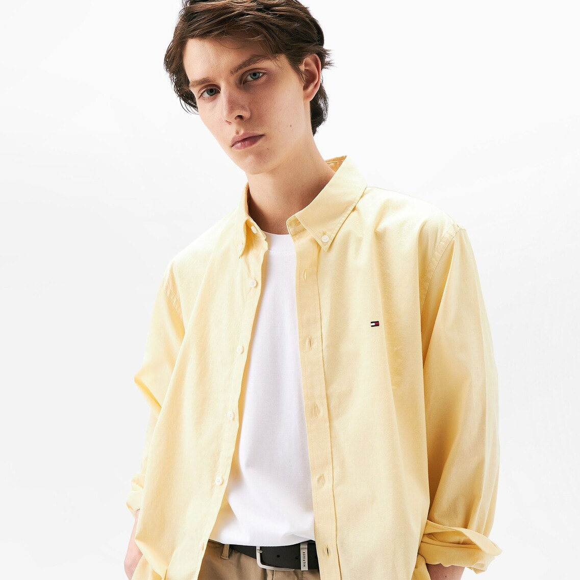 2点でさらに10％OFF】オックスフォードソリッドロングスリーブ