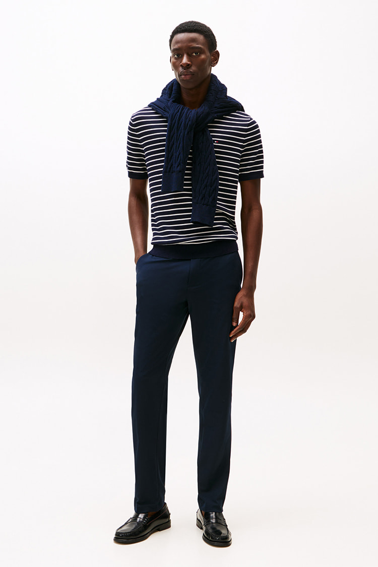 【新品】トミー ヒルフィガー( ）メンズロングパンツＬ TOMMY HILFIGER トミー ヒルフィガー 3枚セット ロング ボクサー