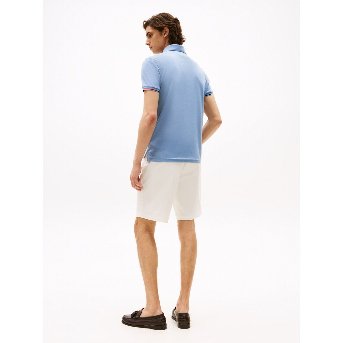   Jeansスリムフィット Vネック ポロシャツ M Amazon.co.jp: (カルバンクライン) CALVIN KLEIN スリムフィット