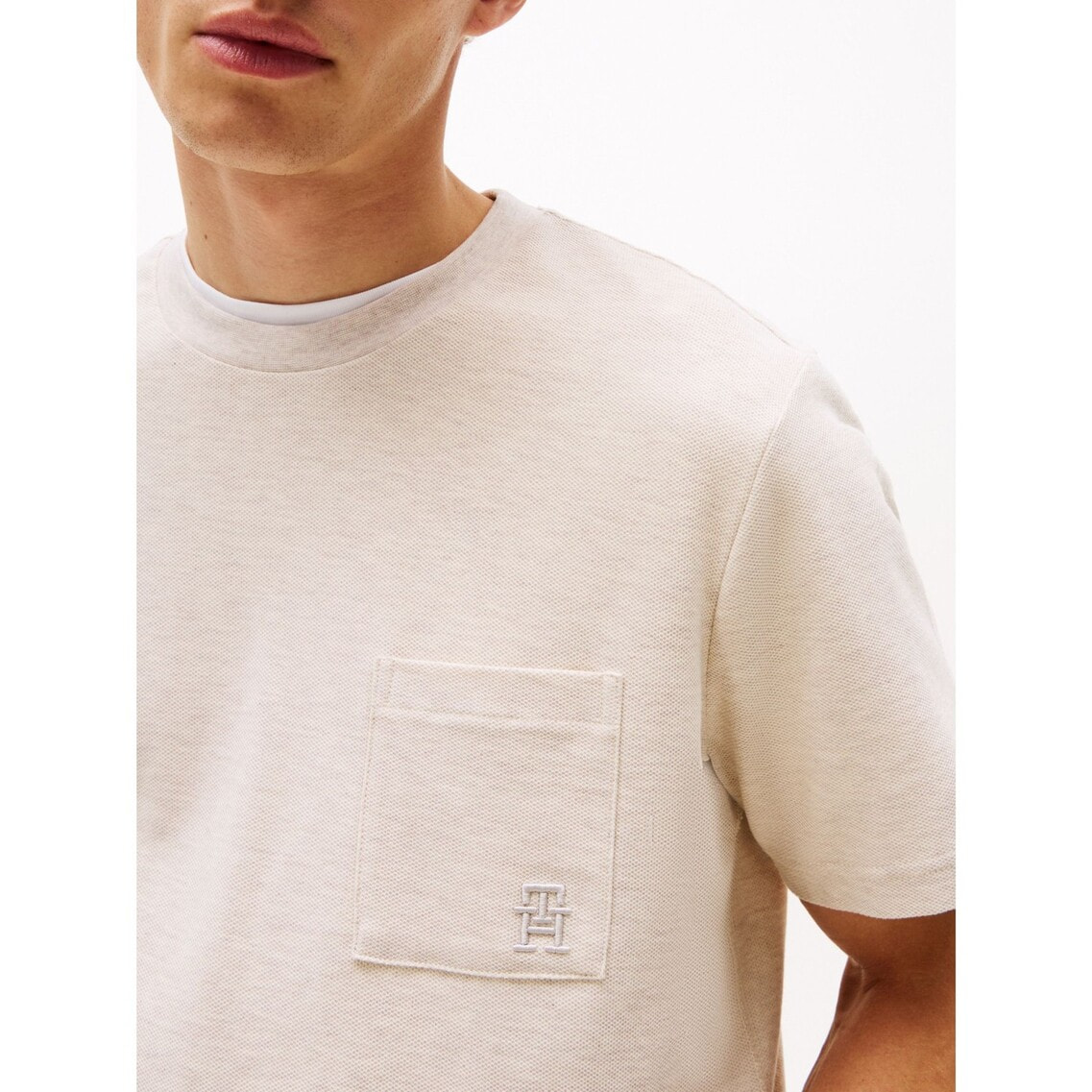 mページ センターシーム2タックワイドパンツ(36 OFF WHITE): パンツ