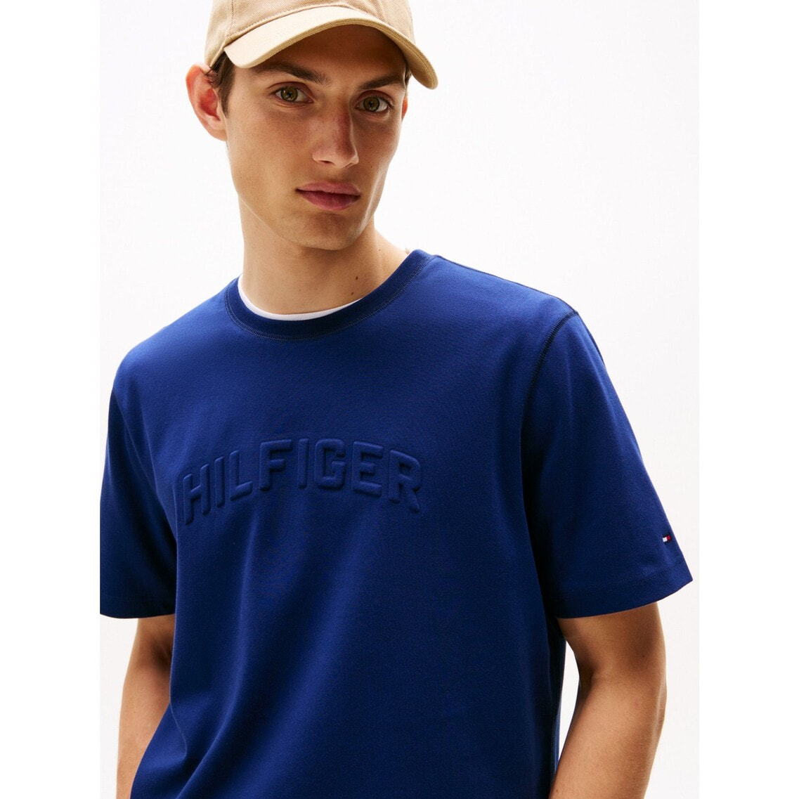 ヒルフィガーアーチエンボスTシャツ | トミー ヒルフィガー