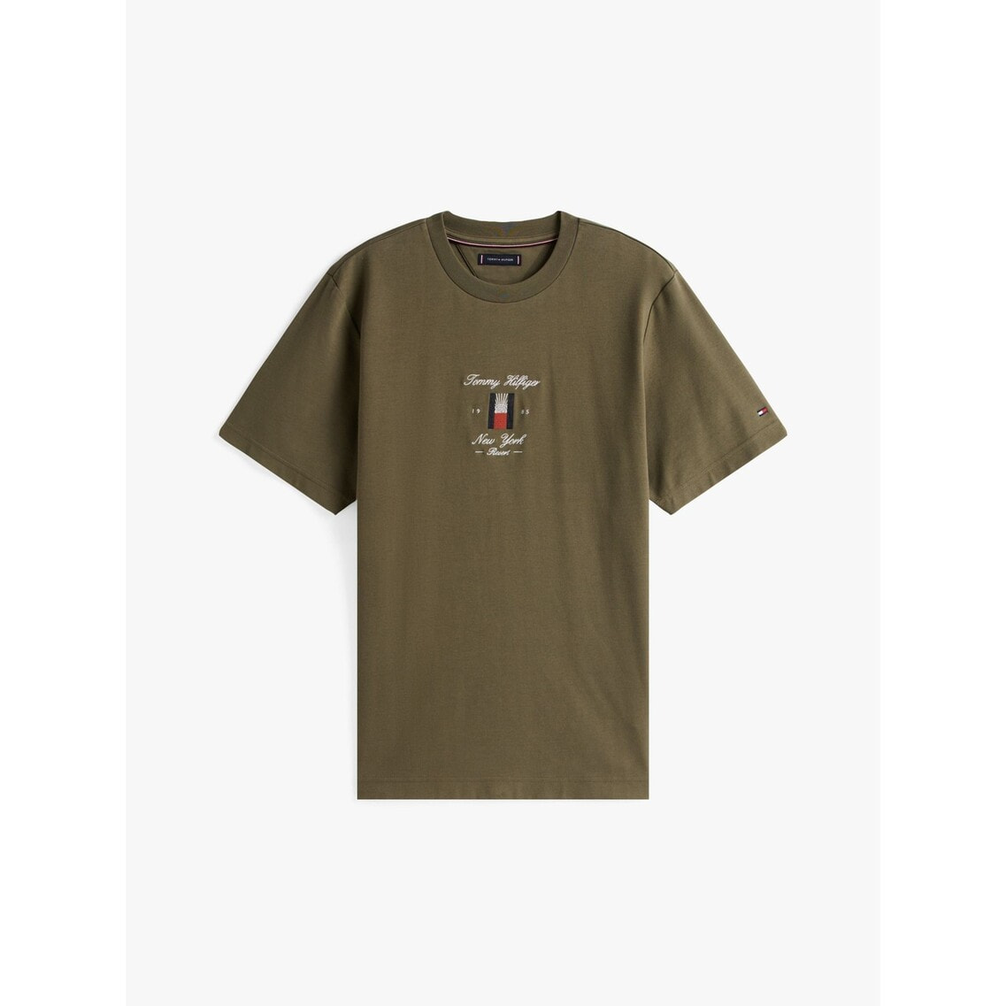 SALE★   トミーヒルフィガー ロゴTシャツ Black シーズナルフラッグロゴTシャツ | トミー ヒルフィガー | トミー