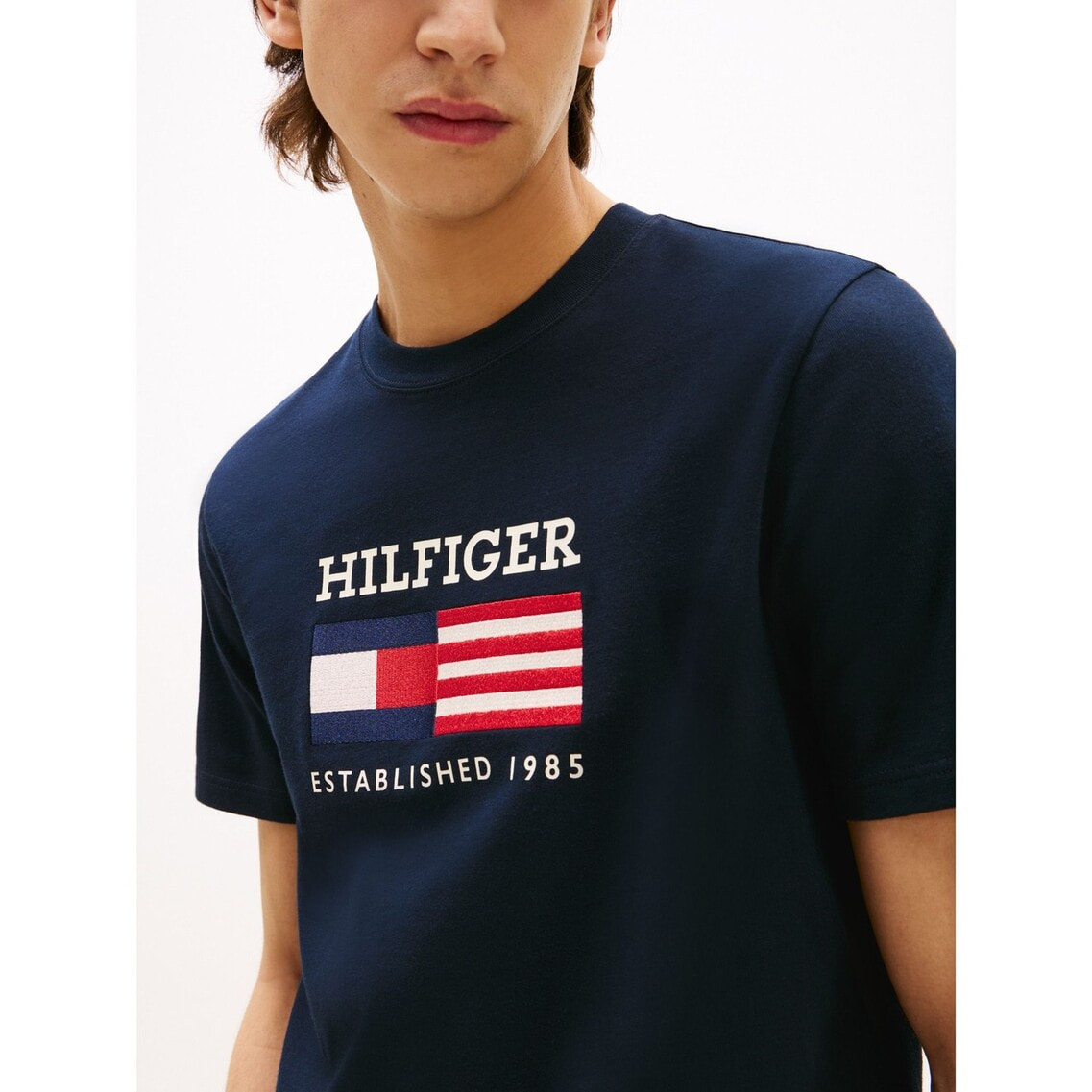 アメリカーナモノタイプフラッグボックスTシャツ | トミー