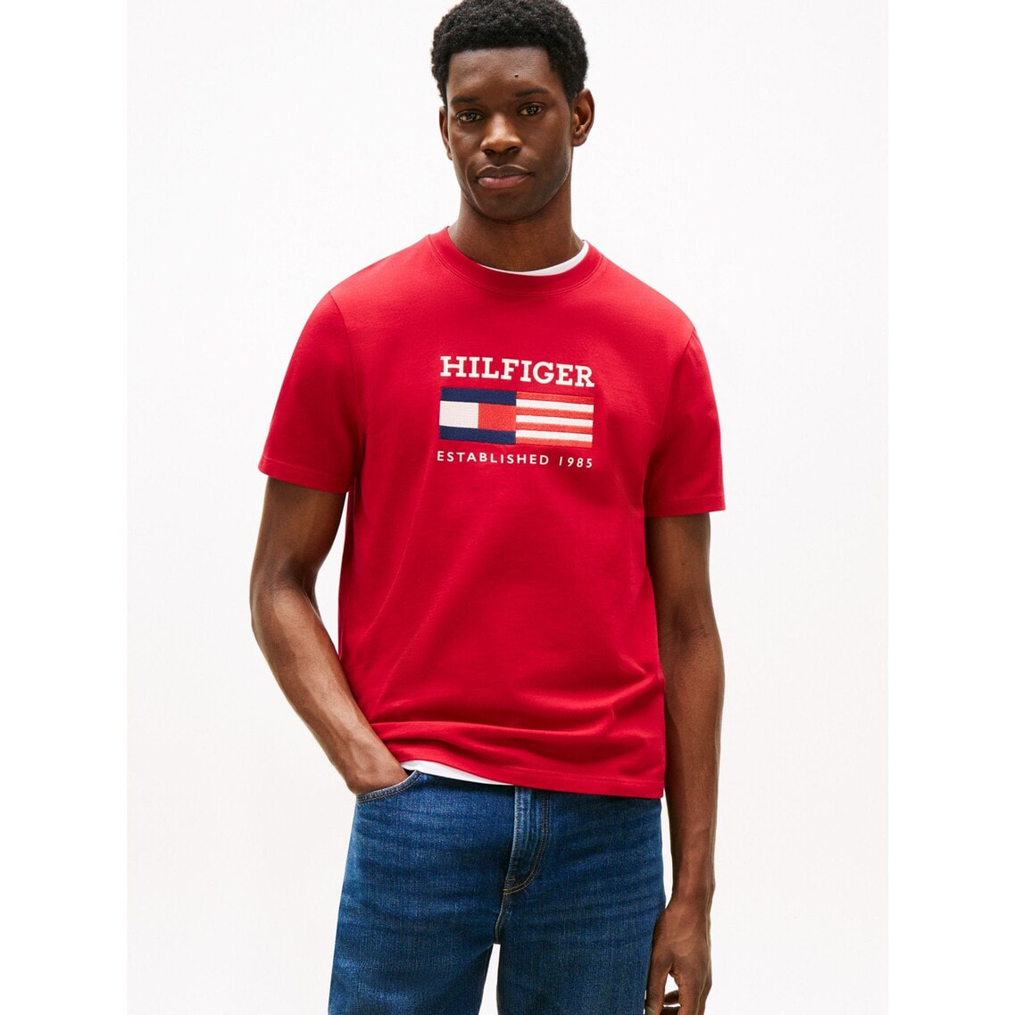 アメリカーナモノタイプフラッグボックスTシャツ アメリカーナモノタイプフラッグボックスTシャツ | トミー