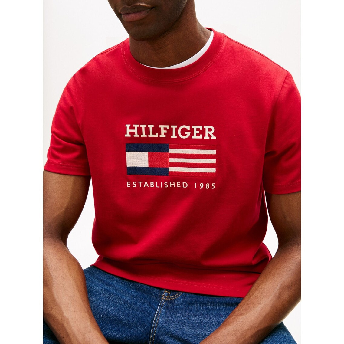 アメリカーナモノタイプフラッグボックスTシャツ アメリカーナモノタイプフラッグボックスTシャツ | トミー