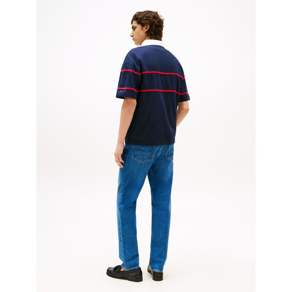   トミーヒルフィガー 麻100％ シャツ ワンピース さらに10%off】リネンショートスリーブミディシャツワンピース