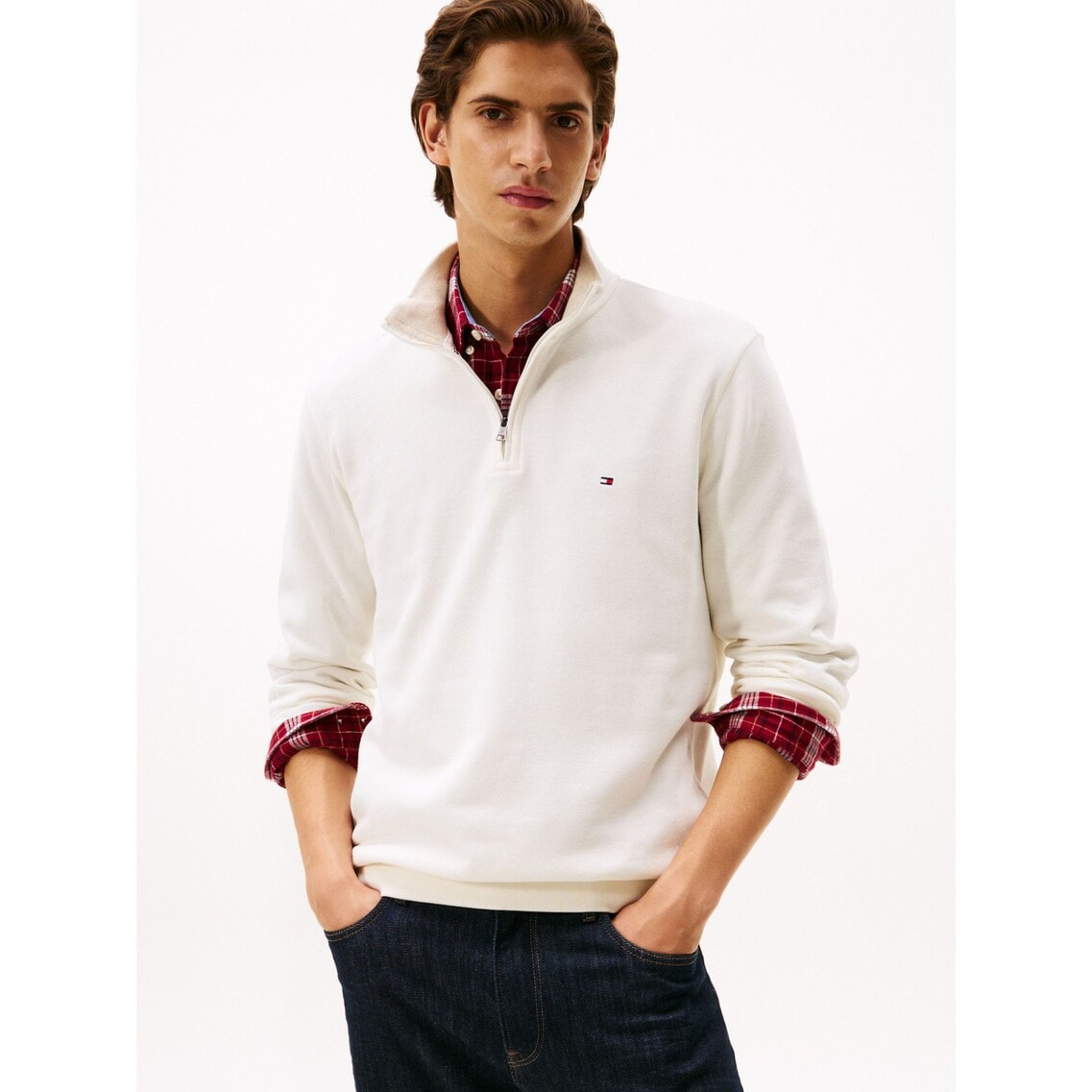 2点でさらに10％OFF】ギフティングフレンチリブ1/4ジッププルオーバー