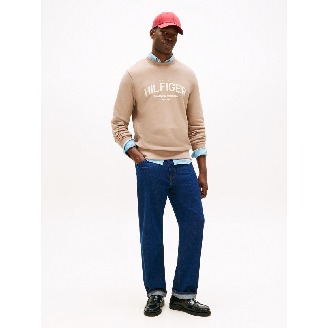 3点でさらに10％OFF】ヒルフィガーロゴアーチクルーネックスウェット