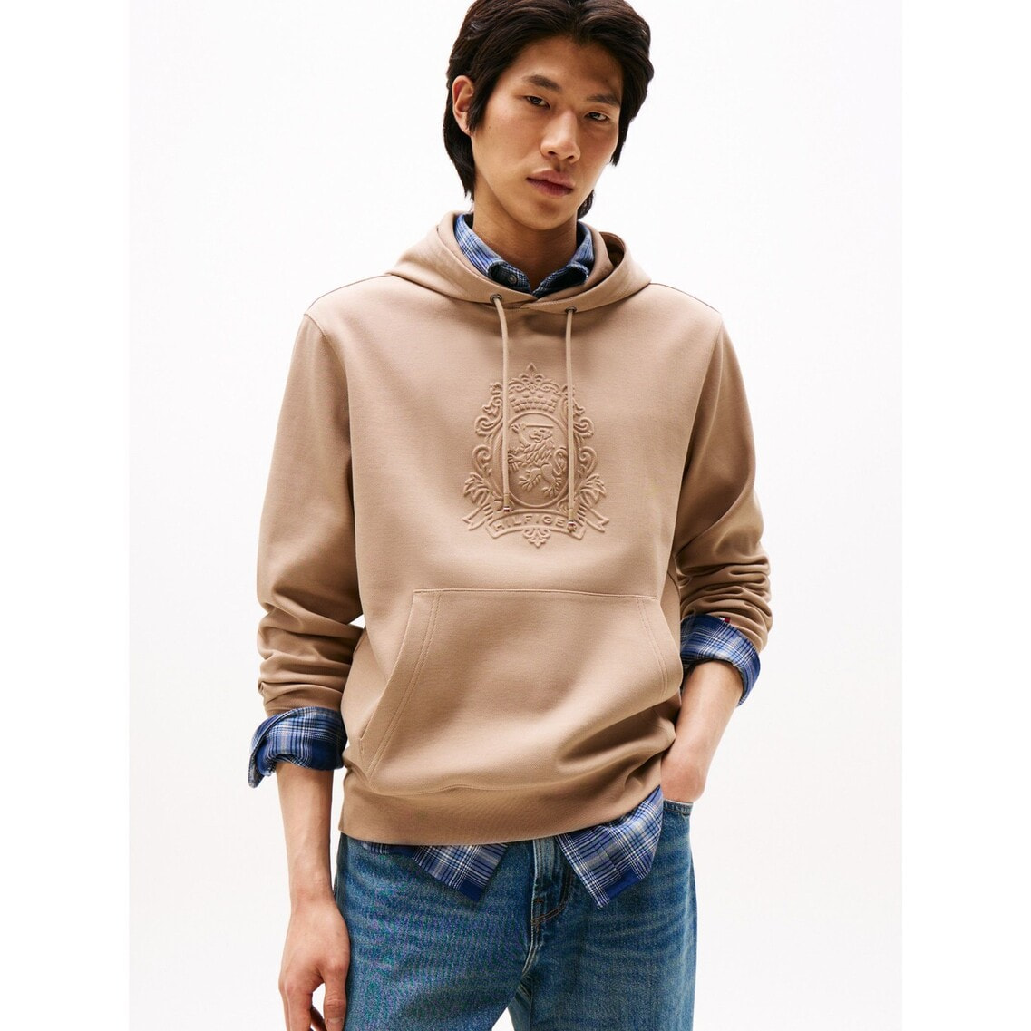 【トミーヒルフィガー】美品　サイズL ベスト　ロゴ付き　フード取り外し可 楽天市場】トミーヒルフィガー TOMMY HILFIGER ダウンベスト