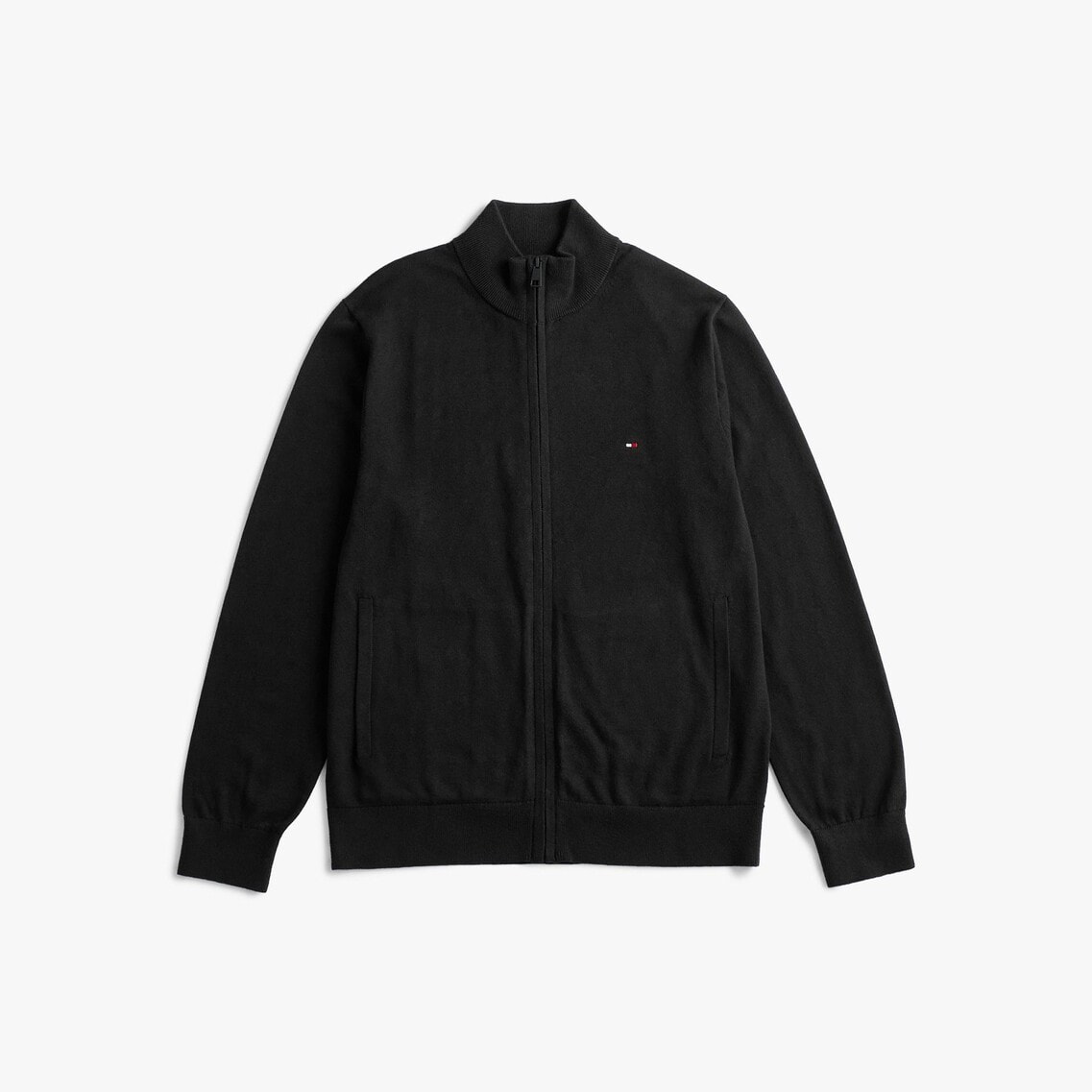 コットンシルクカシミヤジップスルーカーディガン | トミー