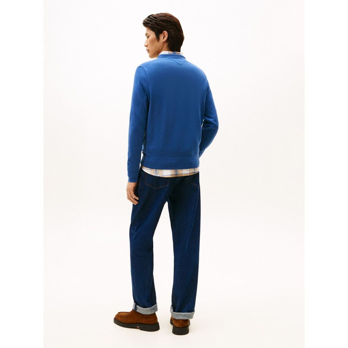 コットンシルクカシミヤクルーネックセーター | トミー ヒルフィガー