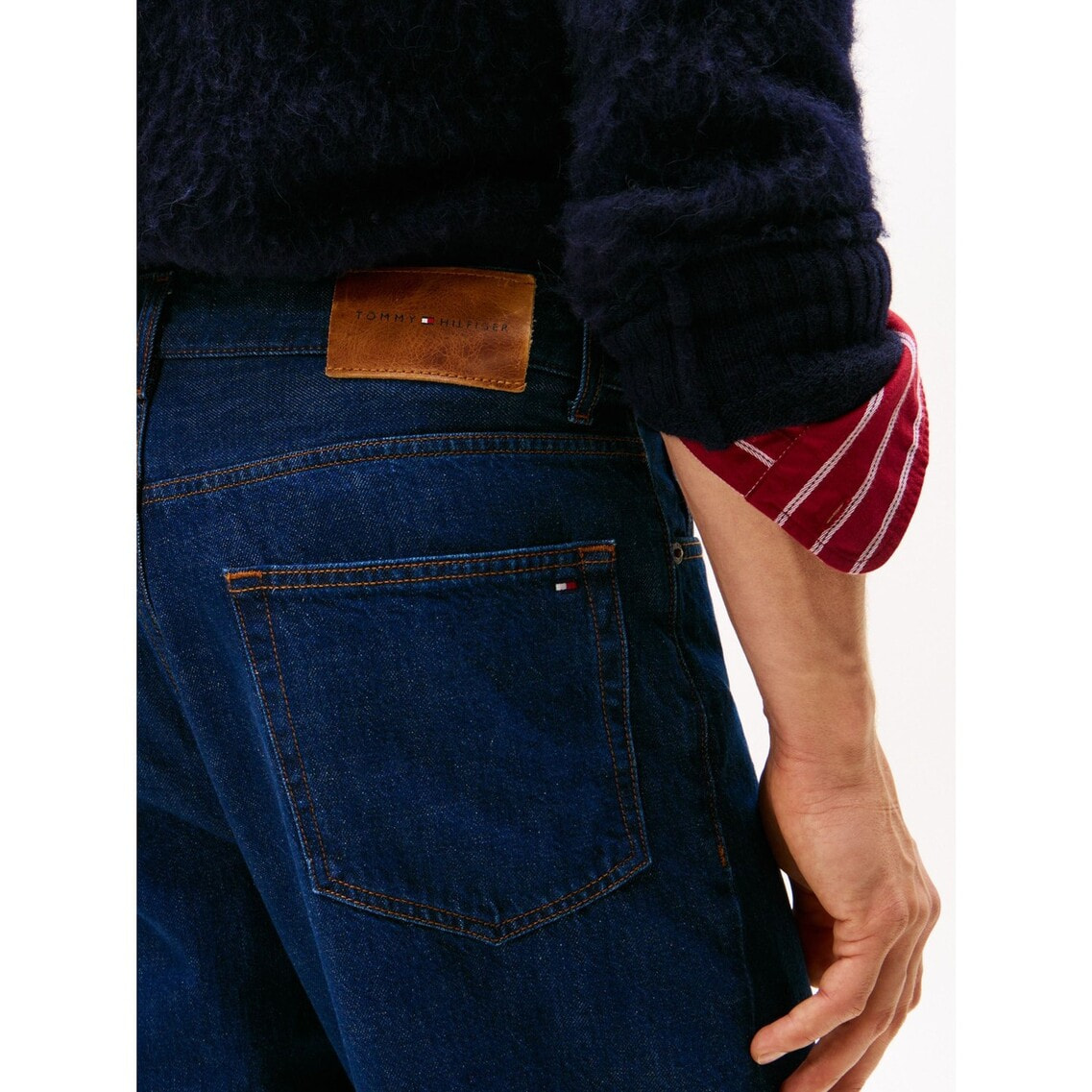 3点でさらに10％OFF】リラックスリバーインディゴジーンズ | トミー