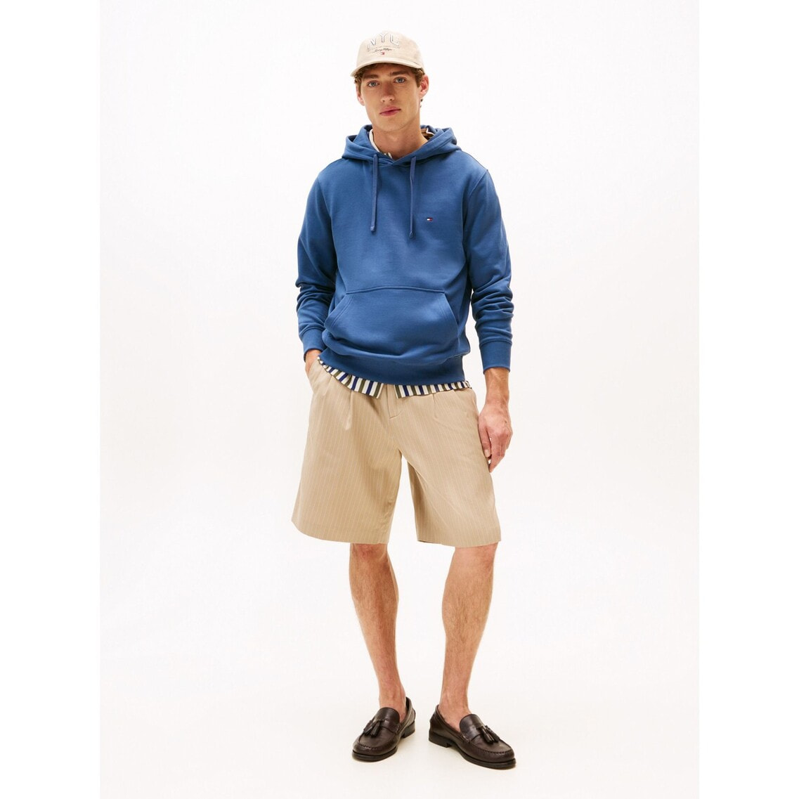 3点でさらに10％OFF】ストライプショートパンツ | トミー ヒルフィガー