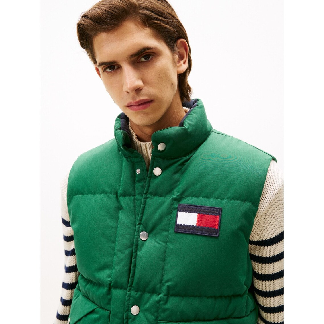 トミーヒルフィガー変わり種ダウンベスト TOMMY HILFIGER トミーヒルフィガー ダウンベスト ライトダウン