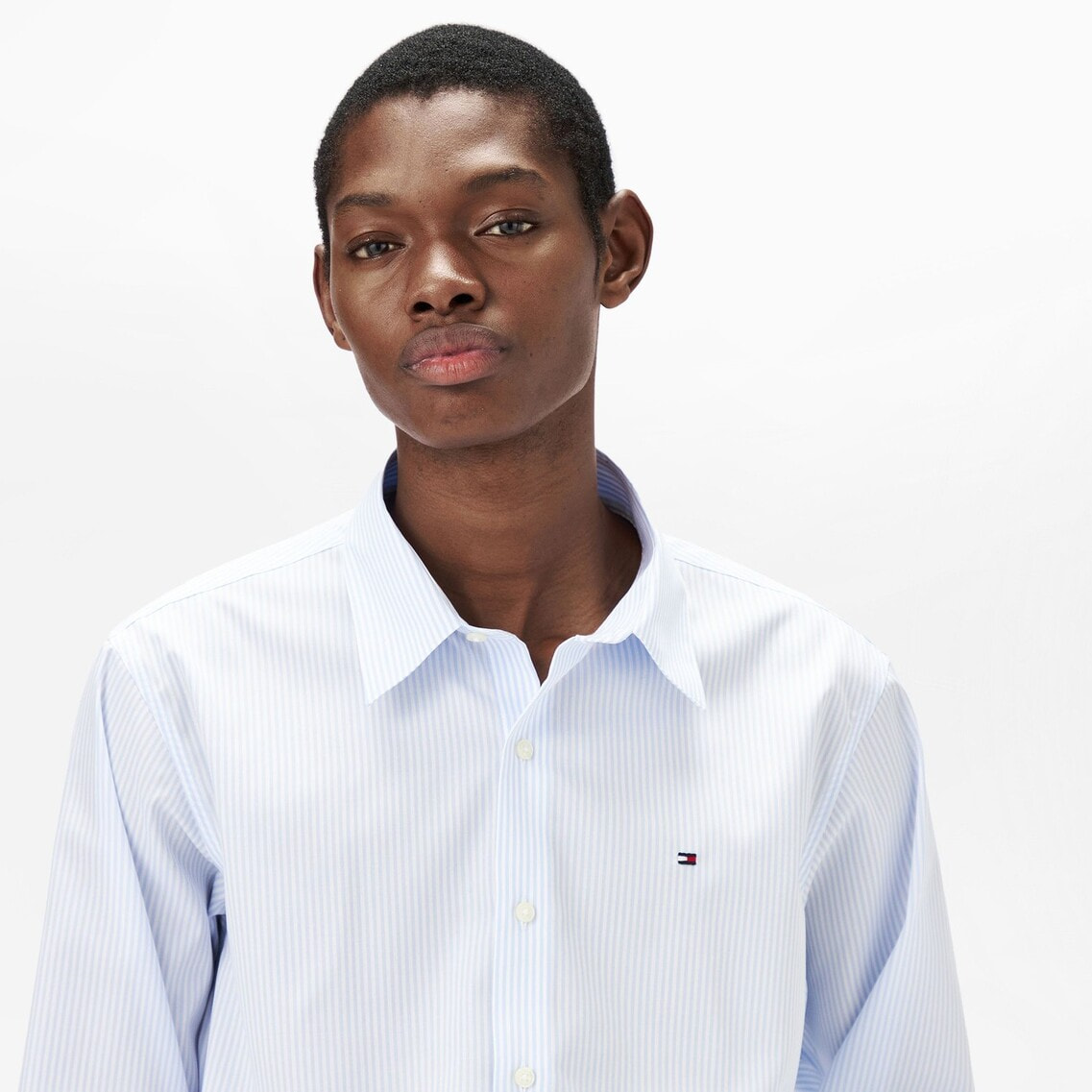 トミー ノンアイロンストライプレギュラーカラーシャツ | トミー