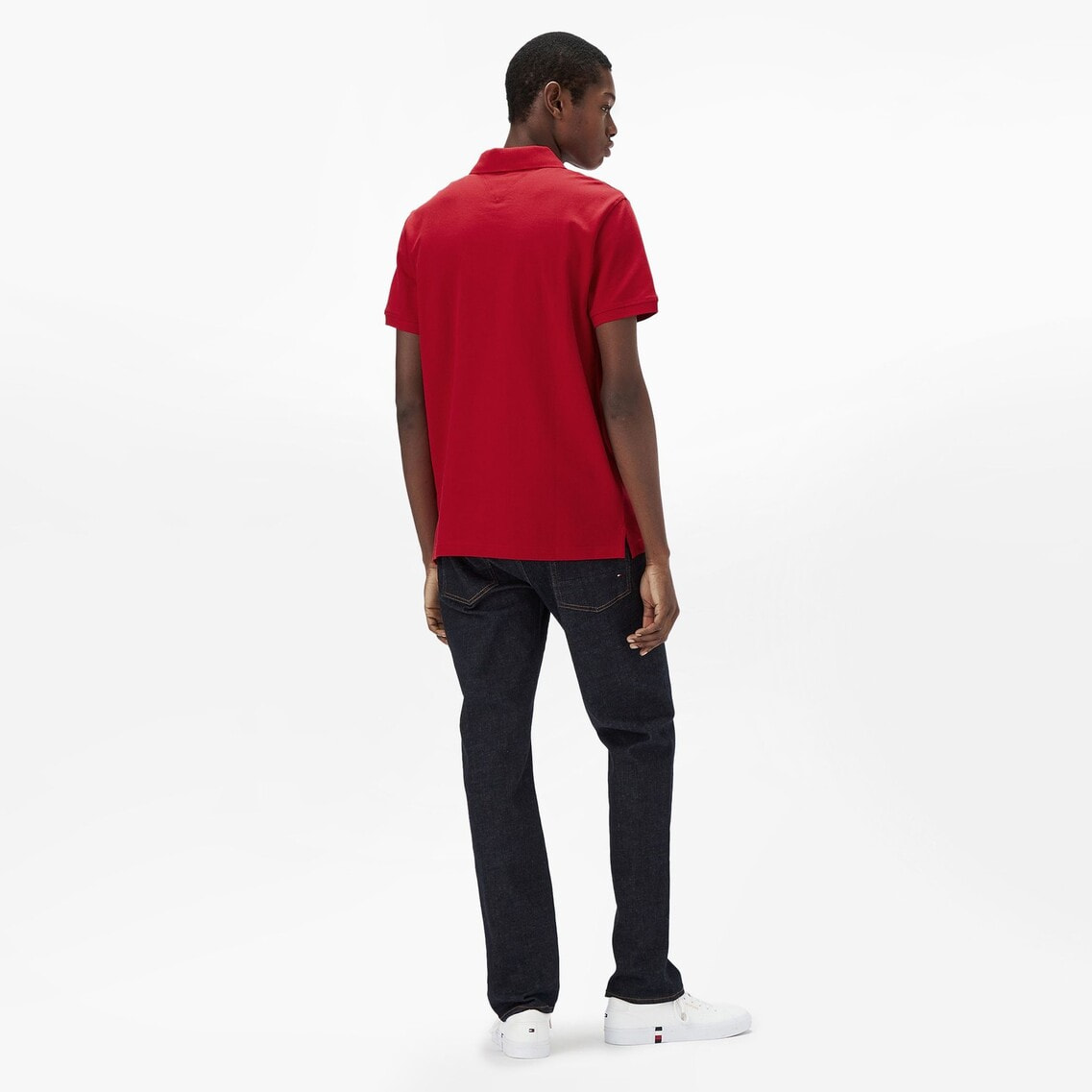 トミーヒルフィガー　ポロシャツ サイズL 新品未使用 TOMMY HILFIGER トミーヒルフィガー ワンポイント 無地 半袖