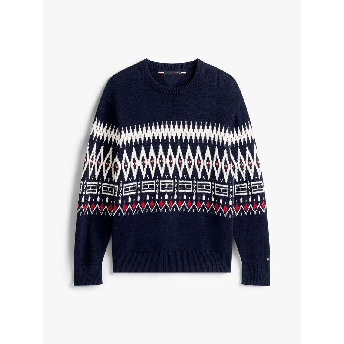 プレイスフェアアイルコットンクルーネックセーター | トミー プレイスフェアアイルコットンクルーネックセーター | トミー
