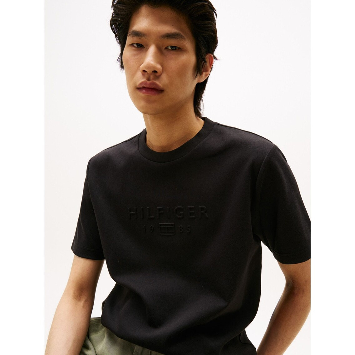 ピケインターロックエンボスTシャツ | トミー ヒルフィガー