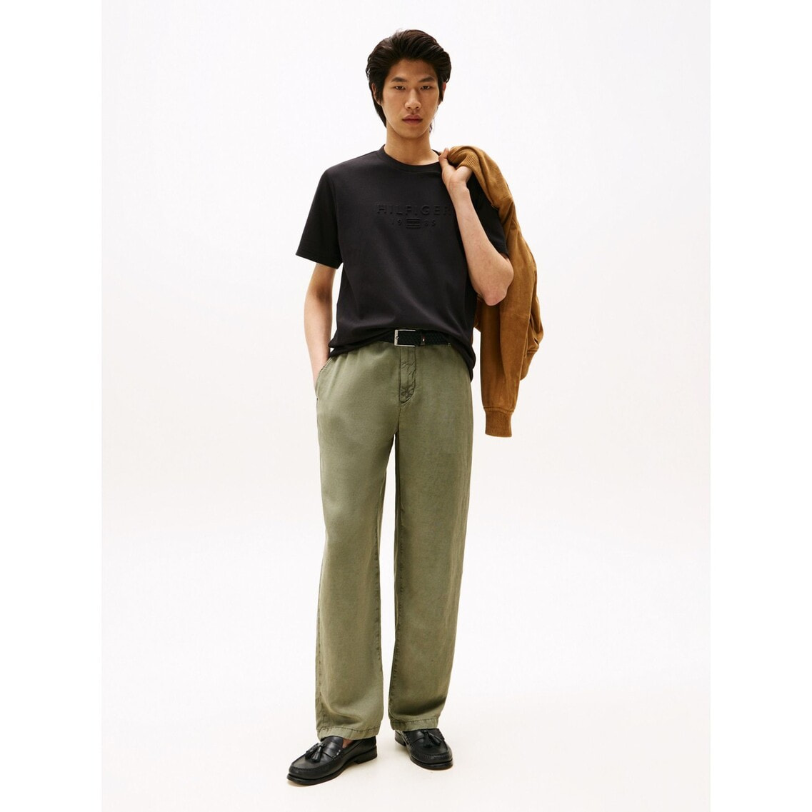 2点でさらに10％OFF】ピケインターロックエンボスTシャツ | トミー