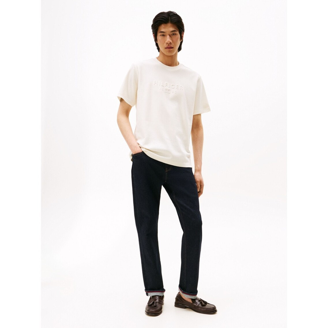インターロックエンボスTシャツ TOMMY HILFIGER｜インターロックエンボスTシャツ | Rakuten