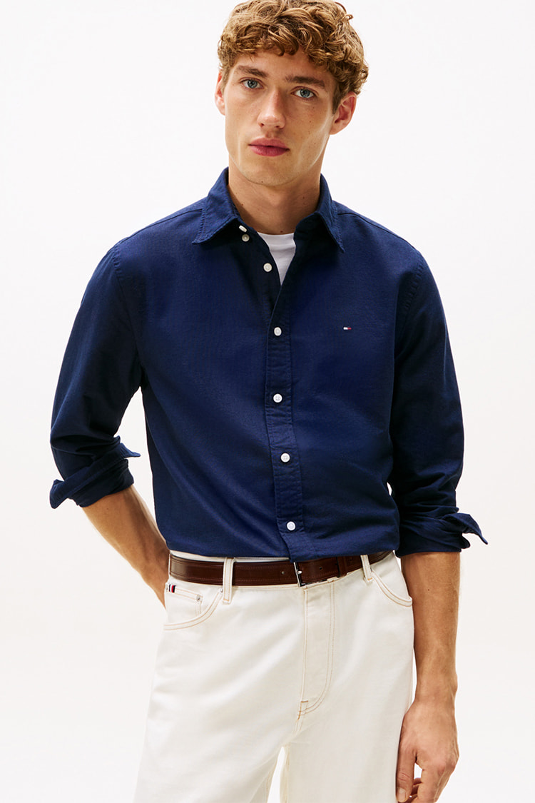 V*k様 5 トミーヒルフィガーのみアメリカ古着長袖シャツ50着セットまとめ売り TOMMY HILFIGER 長袖 ギンガム チェック シャツ M ネイビー