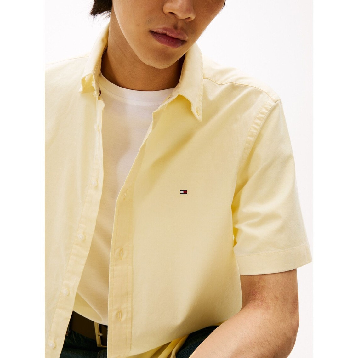 トミー ヒルフィガー（ ）/オックスフォードソリッドショートスリーブシャツ オックスフォードソリッドショートスリーブシャツ | トミー