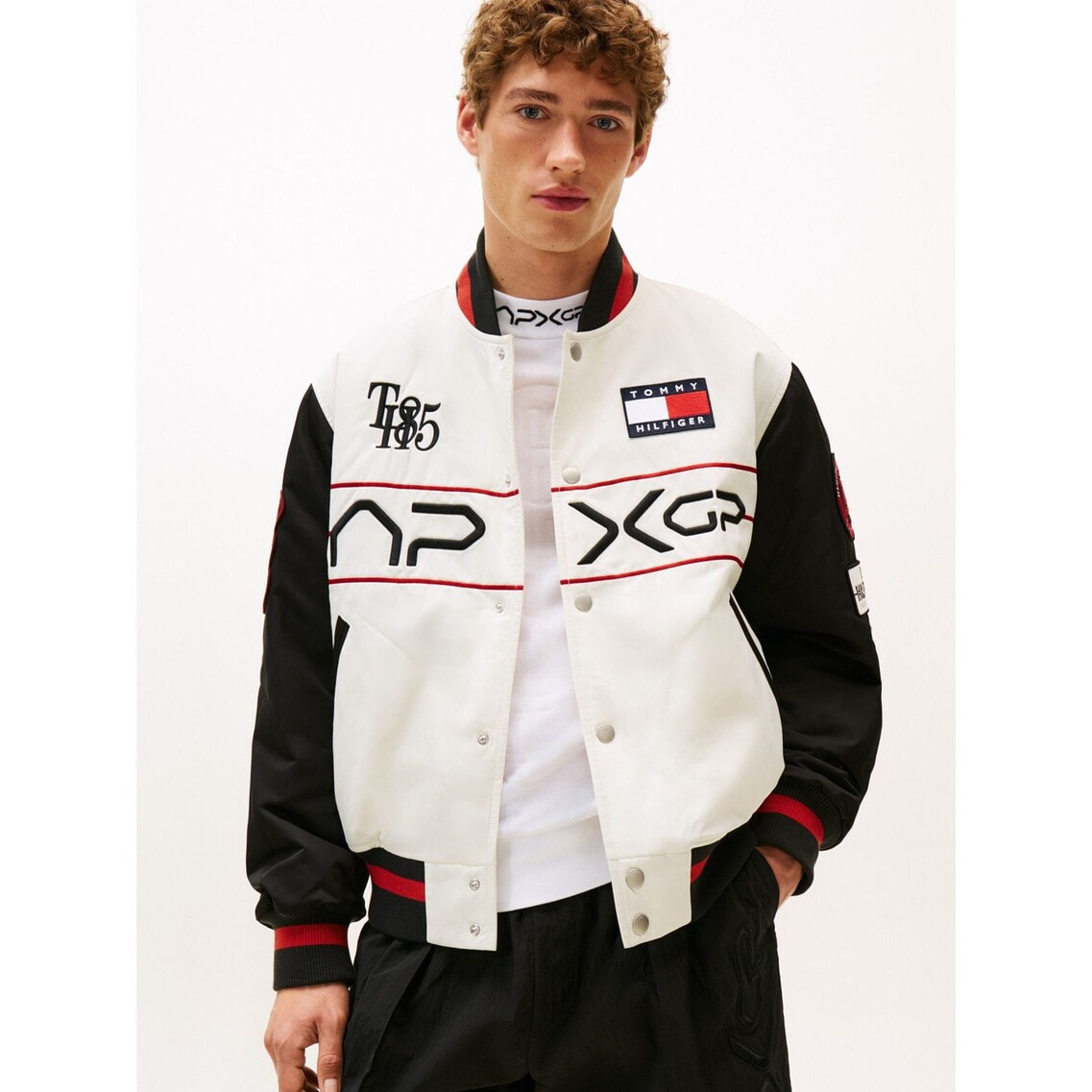 APXGP collection サテンバーシティジャケット | トミー