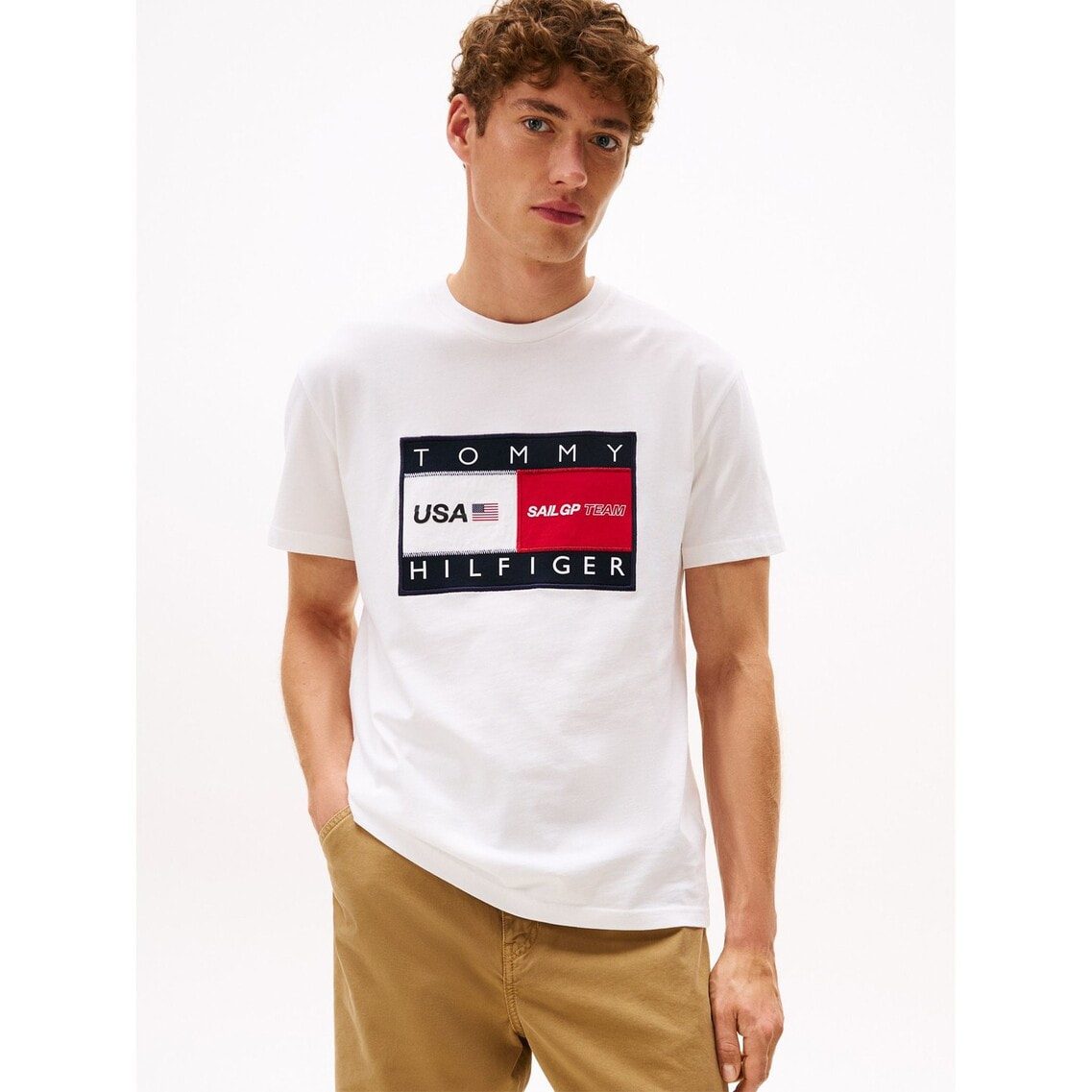 トミーヒルフィガー　ラガーシャツ トミー ヒルフィガー TOMMY HILFIGER ストライプラガーシャツ
