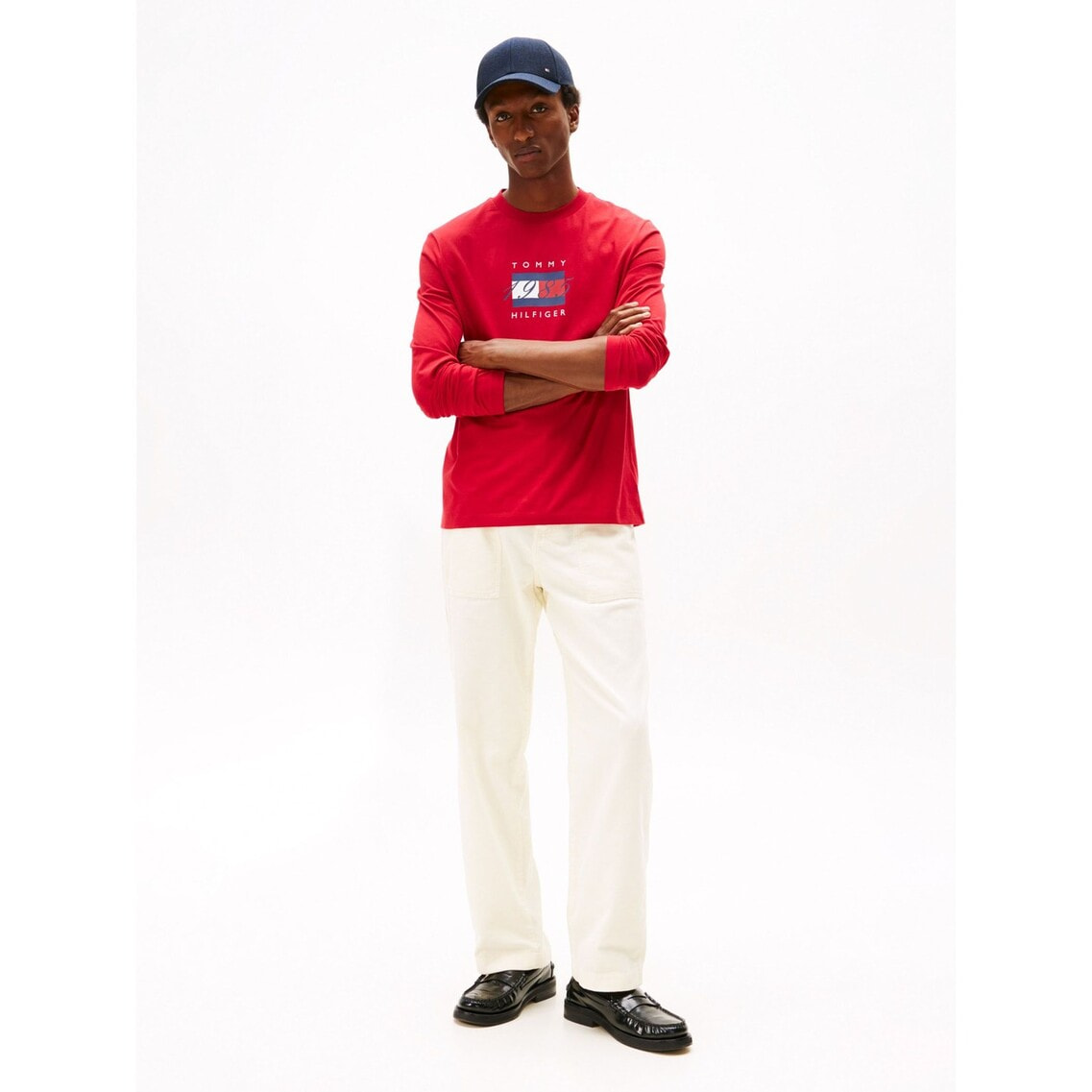 ライナーフラッググラフィックロングスリーブTシャツ | トミー