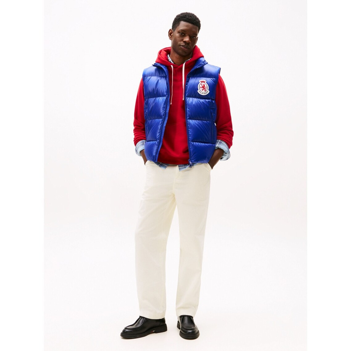 JungHaeIn着用】クレストシャイニーダウンベスト | トミー